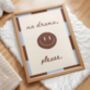 No Drama Smile Wall Art Print Colourful Home Decor, thumbnail 5 of 10