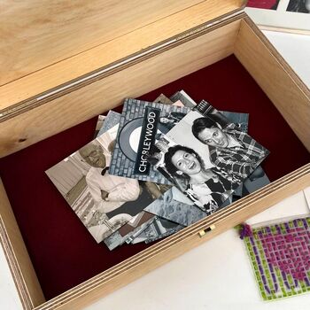 Personalised Wooden Heart Memory Box, 10 of 12