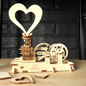 Mechanical Engine Wooden Self Assembly Kit Ugears, 2 of 12