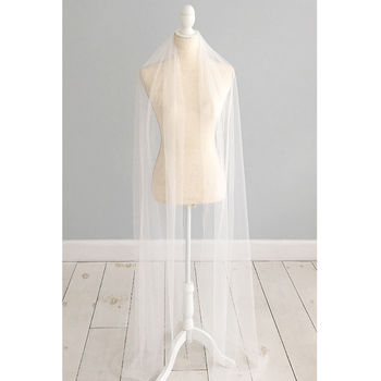 Silk Style Wedding Veil, 2 of 9