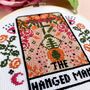'The Hanged Man' Tarot Cross Stitch Kit, thumbnail 2 of 4