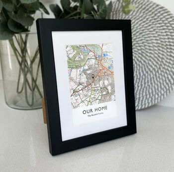 Personalised Framed UK Location Map Print, 10 of 10