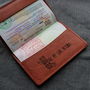 Personalised Foiled Leather Travel Gift Set, thumbnail 10 of 12