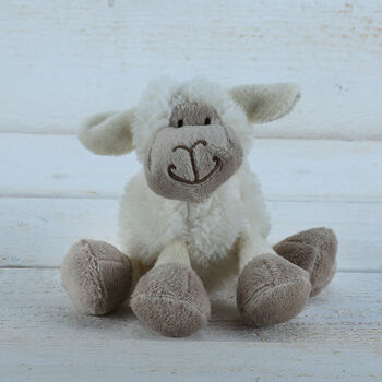 Mini White Sheep And Matching Rattle, Gift Bag, 8 of 8