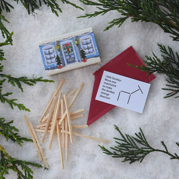 Matchstick Puzzles Alternative Christmas Cracker Set, 4 of 12