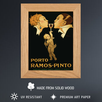 Porto Ramos Pinto Monica Apartment Friends Oak Framed Print, 4 of 4