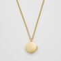 Gold Sun Locket Necklace, thumbnail 5 of 9