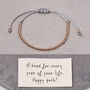 Happy Birthday Bead For Every Year Custom Bracelet, thumbnail 2 of 6