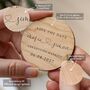 Personalised Save The Date Magnet Minimalist Cards, thumbnail 3 of 9