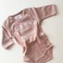 'Spread Kindness' Unisex Organic Cotton Baby Bodysuit, thumbnail 3 of 3
