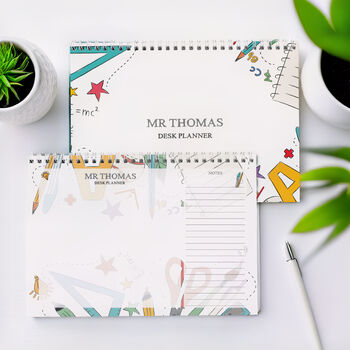 Personalised Teacher A4 Desk Planner, 4 of 6