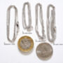 White Gold Chain, Curb, Belcher, Rope, Barleycorn, Spiga, Trace, thumbnail 3 of 5