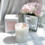 You Are Loved Rose Quartz Candle A Gift For Love, thumbnail 5 of 7