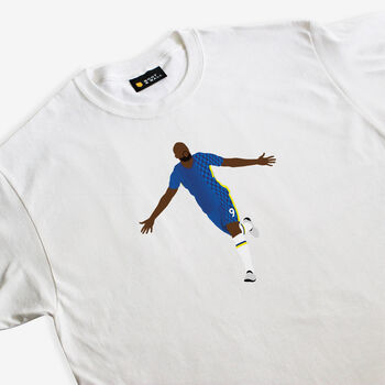 Romelu Lukaku The Blues Football T Shirt, 3 of 4