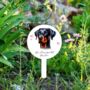 Personalised Dog Love Heart Memorial Grave Marker, thumbnail 7 of 12