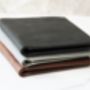 Personalised Mens Luxury Leather Billfold Wallet, thumbnail 9 of 9