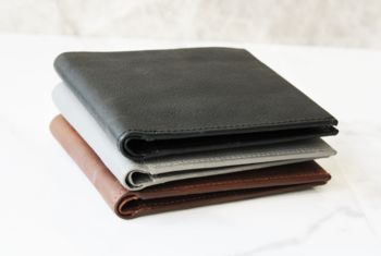 Personalised Mens Luxury Leather Billfold Wallet, 9 of 9