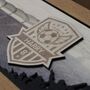 Football 3D Medal Hanger, thumbnail 3 of 8