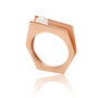 Rose Gold Vermeil Ring With Pearl Alvaro, thumbnail 1 of 7