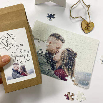 Personalised Rectangular Love You To Pieces Jigsaw, 2 of 5
