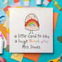 A Little Card To Say A Huge Thank You Personalised Card, thumbnail 1 of 4