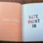 Personalised Hardback Date Night In Journal For Couples, thumbnail 3 of 8