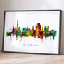 Northampton Skyline Cityscape Art Print, thumbnail 1 of 12