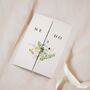 Wildflower Floral Gatefold Wedding Invitations, thumbnail 2 of 5