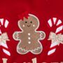When I Wake Christmas Eve Personalised Embroidered Back And Front Pyjamas, thumbnail 4 of 7