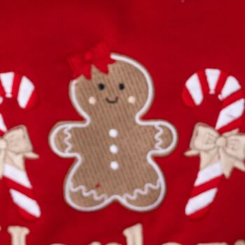 When I Wake Christmas Eve Personalised Embroidered Back And Front Pyjamas, 4 of 7
