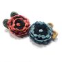 Crochet Cashmere Flower Corsage, thumbnail 1 of 5