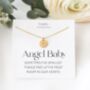 Personalised Angel Baby Necklace, Miscarriage Gift, thumbnail 1 of 8