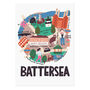 Battersea Illustrated London Map, thumbnail 6 of 6