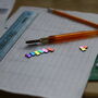 Colourful Fused Glass Cufflinks In Autumn Colours, thumbnail 10 of 11