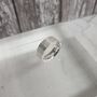 Personalised Sterling Silver Ring With Textured Surface, thumbnail 6 of 12