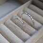 Slim Or Chunky Hammered Stacking Ring, thumbnail 1 of 7