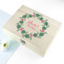 Personalised Rainforest Wreath Tea Box For Her, thumbnail 2 of 3