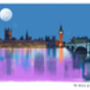 The Houses Of Parliament London Blank Card, thumbnail 2 of 2