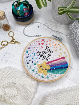 You Are Magic Cross Stitch Kit, 6 of 7