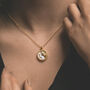 Asta Zodiac Necklace Mother Of Pearl 18 K Gold Plated, thumbnail 11 of 12