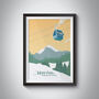 Morzine Ski Resort France Travel Poster Art Print, thumbnail 1 of 8