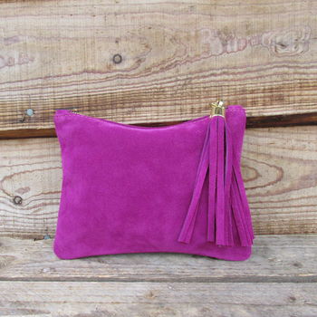 Betsy Mini Suede Clutch, 5 of 11