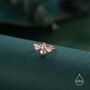 Sterling Silver Piercing Free Bumble Bee Ear Cuff, thumbnail 4 of 10