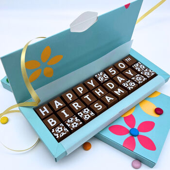 Personalised Birthday Chocolate Gift Box, 3 of 12