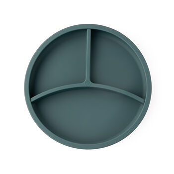 Silicone Plate With Removable Divider Teal, 5 of 5