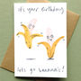 Let's Go Bananas Birthday Card, thumbnail 2 of 2