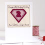 Personalised Superhero Birthday Card For Her, thumbnail 1 of 12