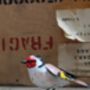 Goldfinch Handmade Recycled Metal Garden Ornament, thumbnail 4 of 6