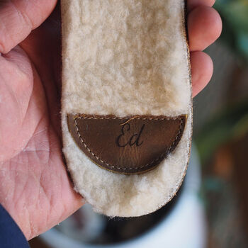 Personalised Handmade Cosy Sheepskin Slipper Boot, 4 of 10