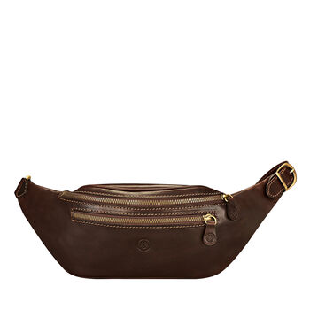 Luxury Italian Leather Bum Bag. 'The Centolla', 3 of 12